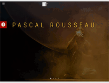 Tablet Screenshot of pascalrousseau.com